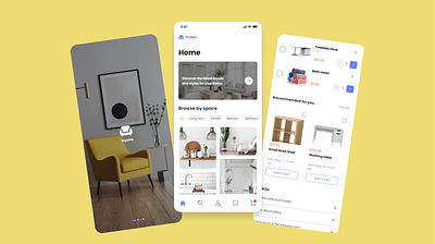 Slyleka - Furniture Shopping App app appdesign design furniture shoppingapp ui ui ux