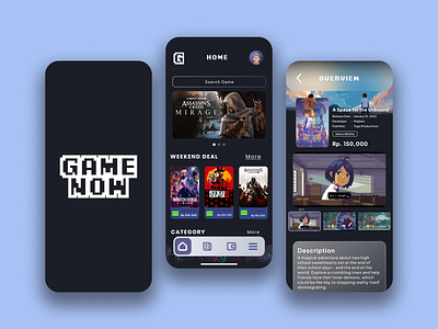 GAMENOW Games Store Mobile Apps apps e commerce games gaming store mobile mobile apps ui uiux