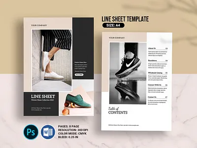 Wholesale Product Line sheet advertising catalog display line sheet price list product catalog promotional store product wholesale