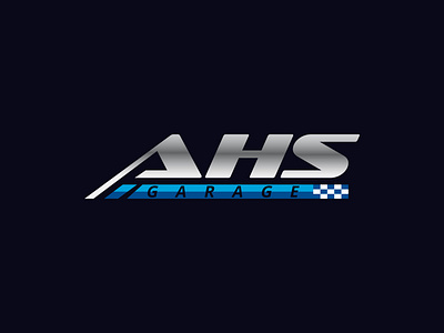 Accelerating Automotive Excellence with a Dynamic Logo ahs garage automotive excellence automotive logo design brand identity branding checkered flag creative logo design driven solutions dynamic logo design graphic design logo logo design minimal logo modern logo passion for cars