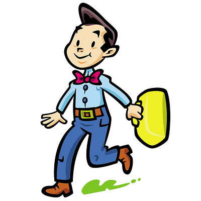 suitman cartoon characterdesign illustration vector