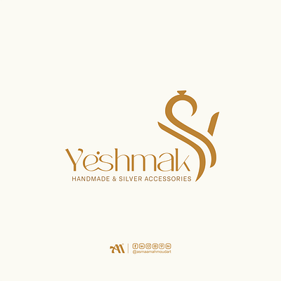 Yeshmak option 2 Client EG art branding calligraphy logo creative design font graphic design icon illustration illustrator logo logos marks monogram pictogram print typography ui ux visualidentity