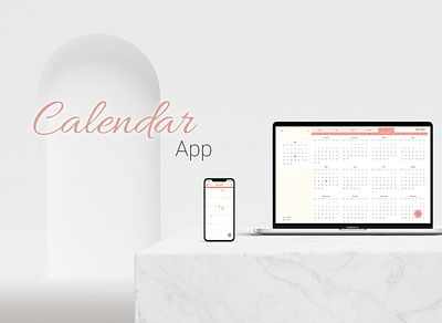 Calendar Web and Mobile App app design ui ux