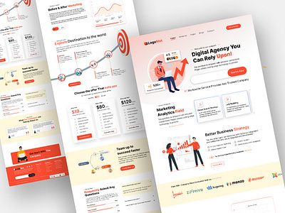 Professional Landing Pages Design figma website template graphic artist