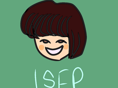 ISFP girl animation branding graphic design illustration logo vector