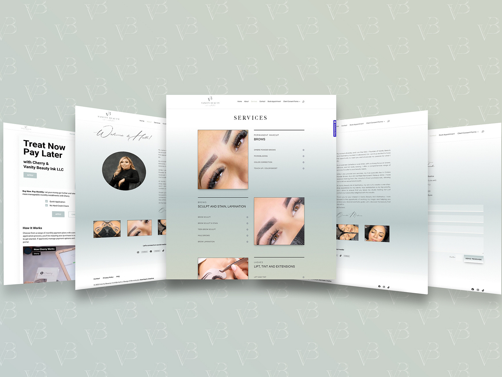 Vanity Beauty Ink & Esthetics by Tiffany on Dribbble
