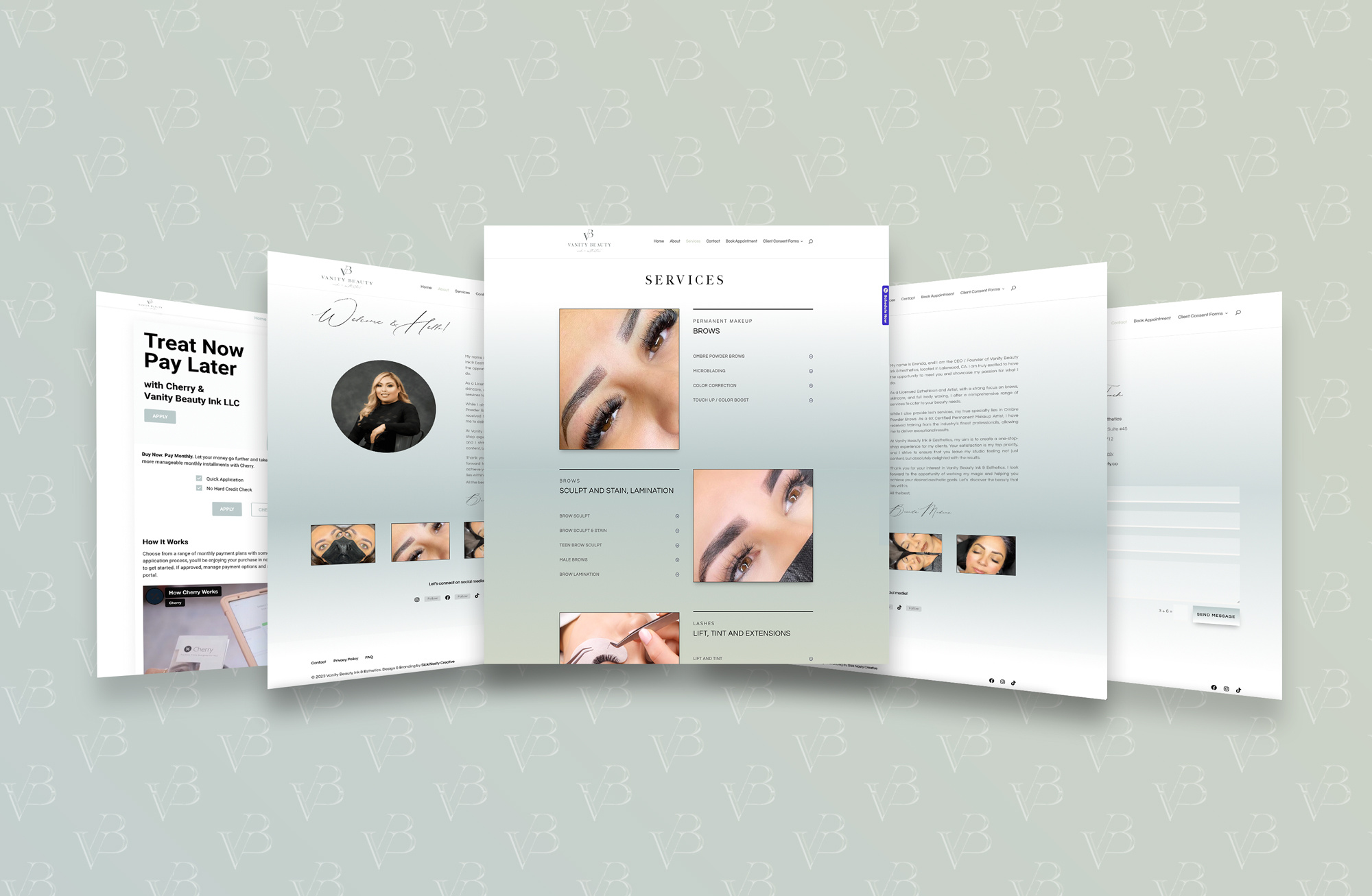 Vanity Beauty Ink & Esthetics by Tiffany on Dribbble