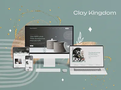 Clay Kingdom - Ceramic shop - Shopify website ceramic ceramic landing page ceramic shop ceramic store ceramic website ceramic website design creative website design figma graphic design landing page shopify shopify themes ui website website create website design website design company websited evelopment wordpress web design