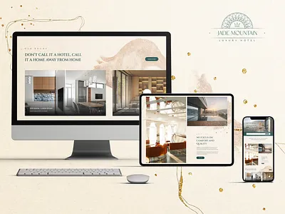 Jade Mountain - Hotel - Landing page website creative website design ecomercial figma graphic design hotel hotel landing page hotel website hotel website design landing page shopify shopify themes ui ux trends website website create website design website design company website development wordpress web design