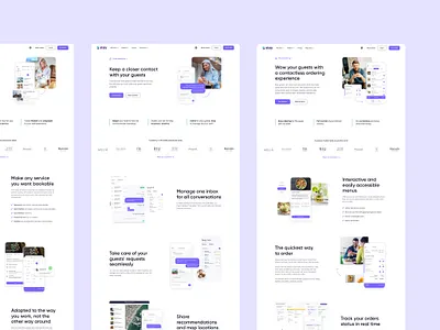 Features pages (1) - Stay clear design cms design system figma design hotel business hotel platform inner page landing landing page modular design saas ui web web design