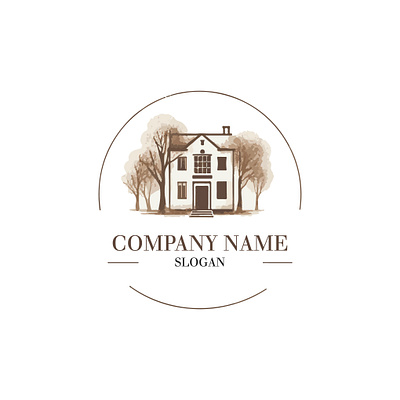 Residential Logo concept brand company logo residential vector
