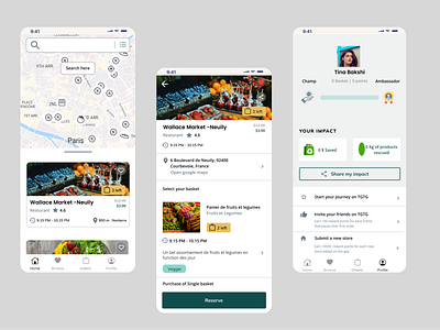 Too Good To Go redesign - UI Design app appredesign design foodapp redesignproject ui ux