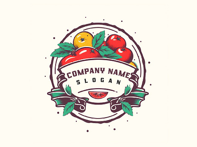 Fruit Shop Logo concept fruit fruitshop illustration logo