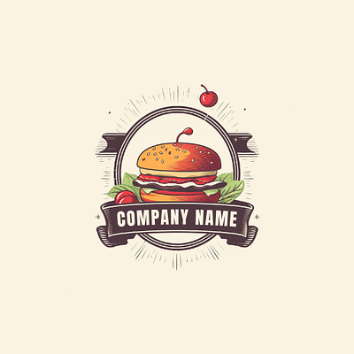 Burger Shop / Company Logo concept burger comapny illustration logo restaurant shop