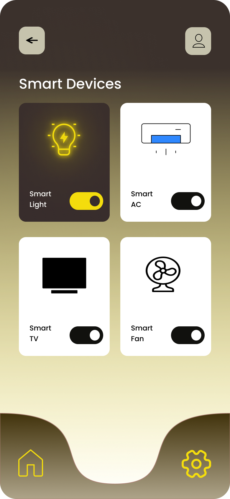 Smart Light Control App by Subhash Gautam on Dribbble