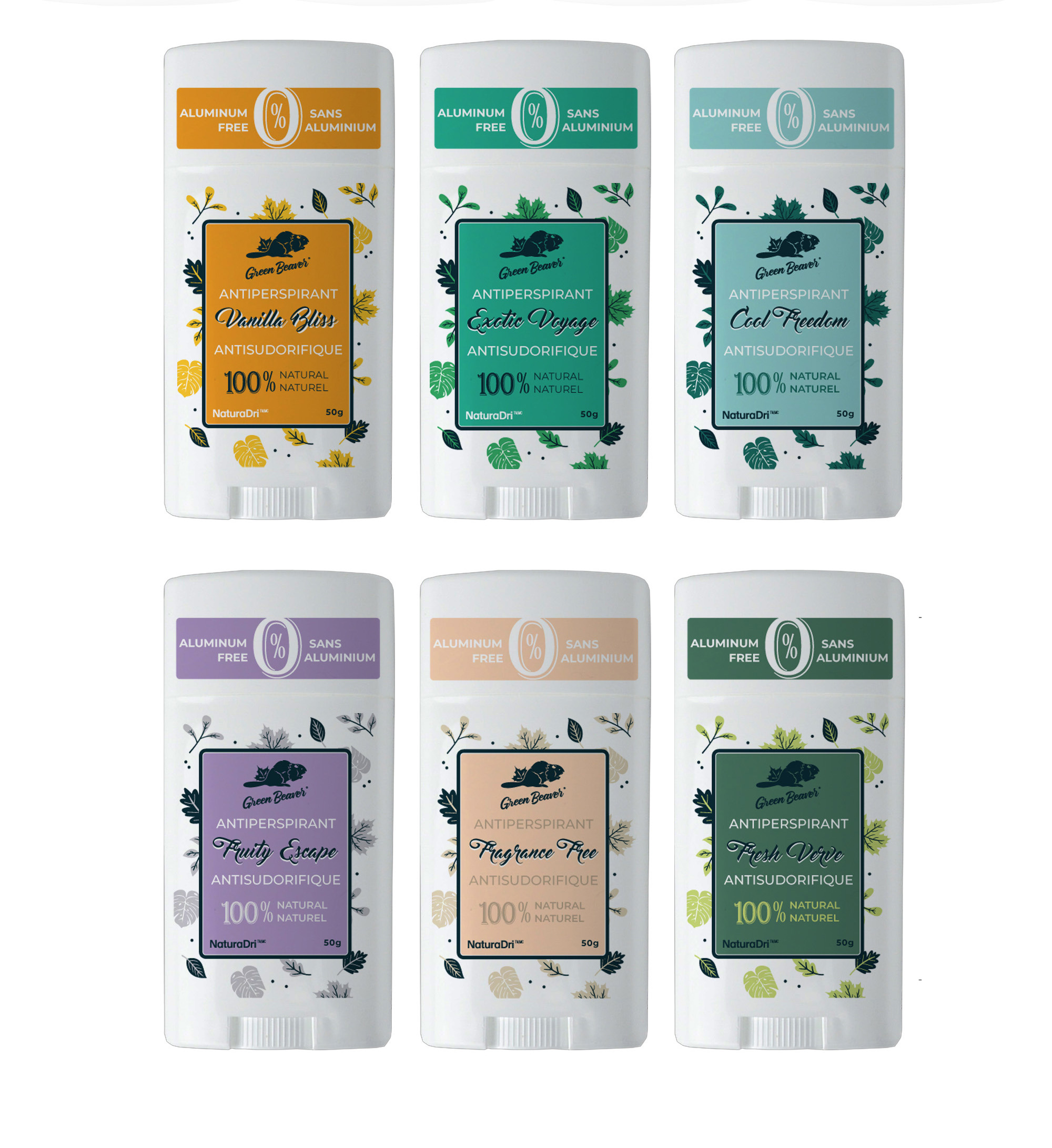 Example of Full  Product Range / Gamme De Produit