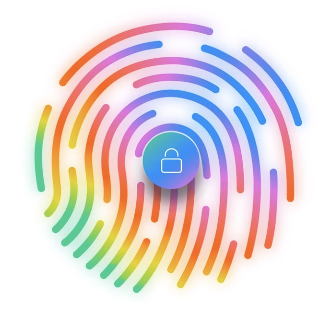 Finger print animation animation finger motion print