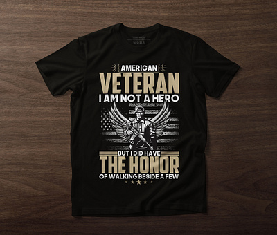 Veteran t-shirt design american t shirt design