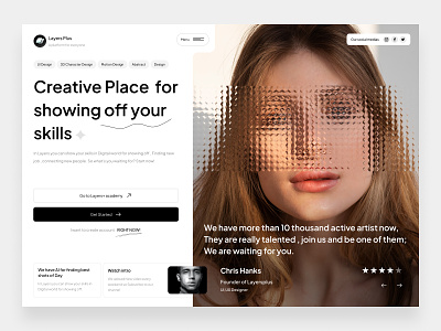 Layers+ Design Platform app blocky image comunity concept design design trend figma form glass graphic design login popular sign in sign in form sign up trend ui uiux ux