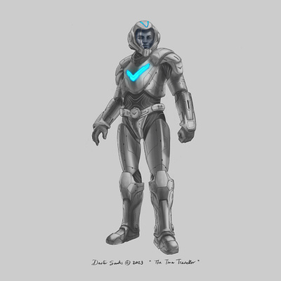 The Time Traveller art character concept design concept design futuristic design illustration