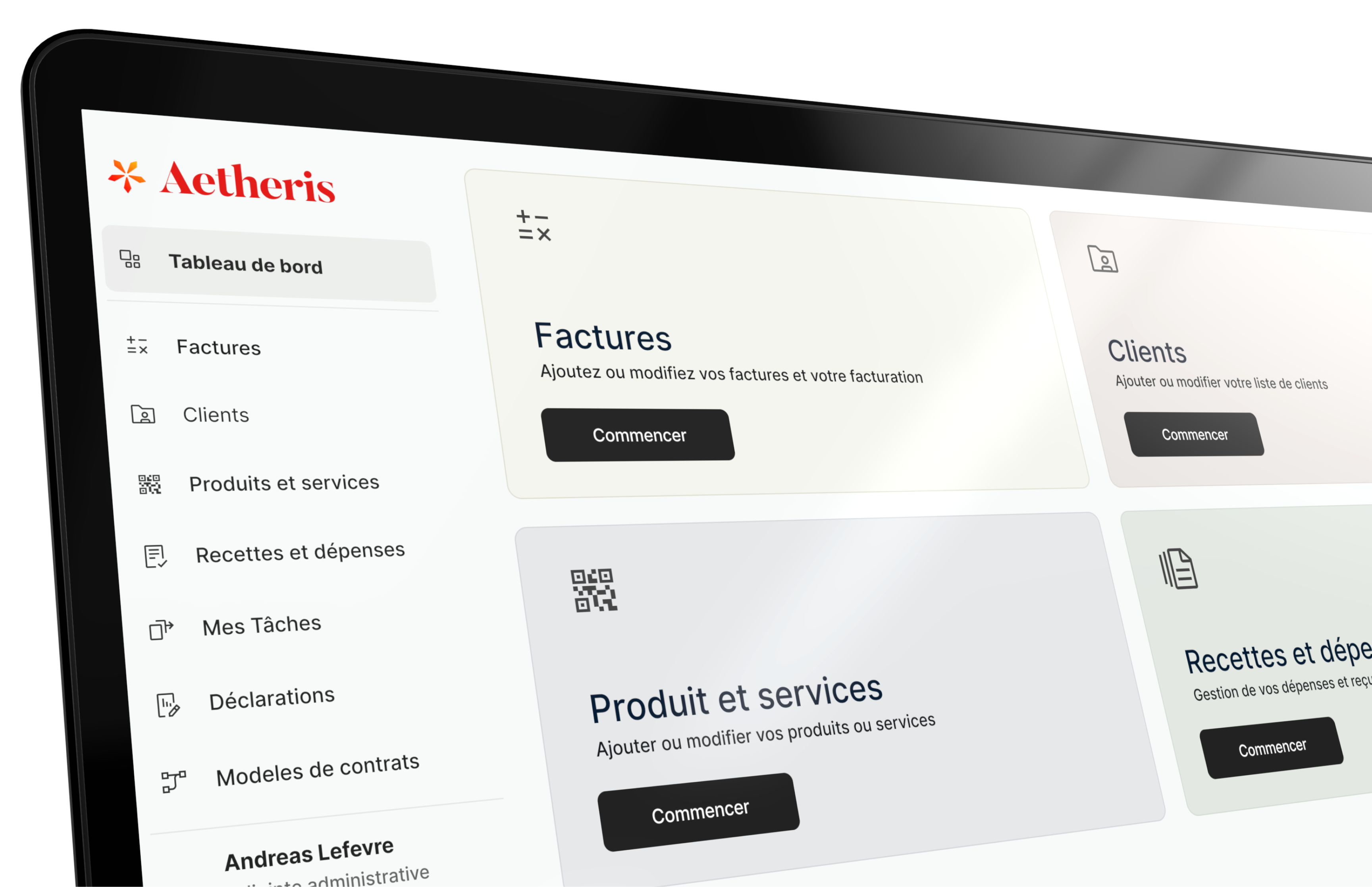 Saas finance UI design typography ui ux