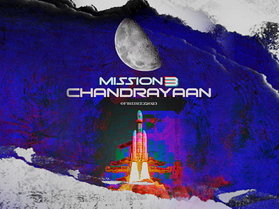 Mission 3 Chandrayaan art blackonewhitegk chandrayaan chandrayaan3 concept firebeez manipulation photoshopmanipulation photshop