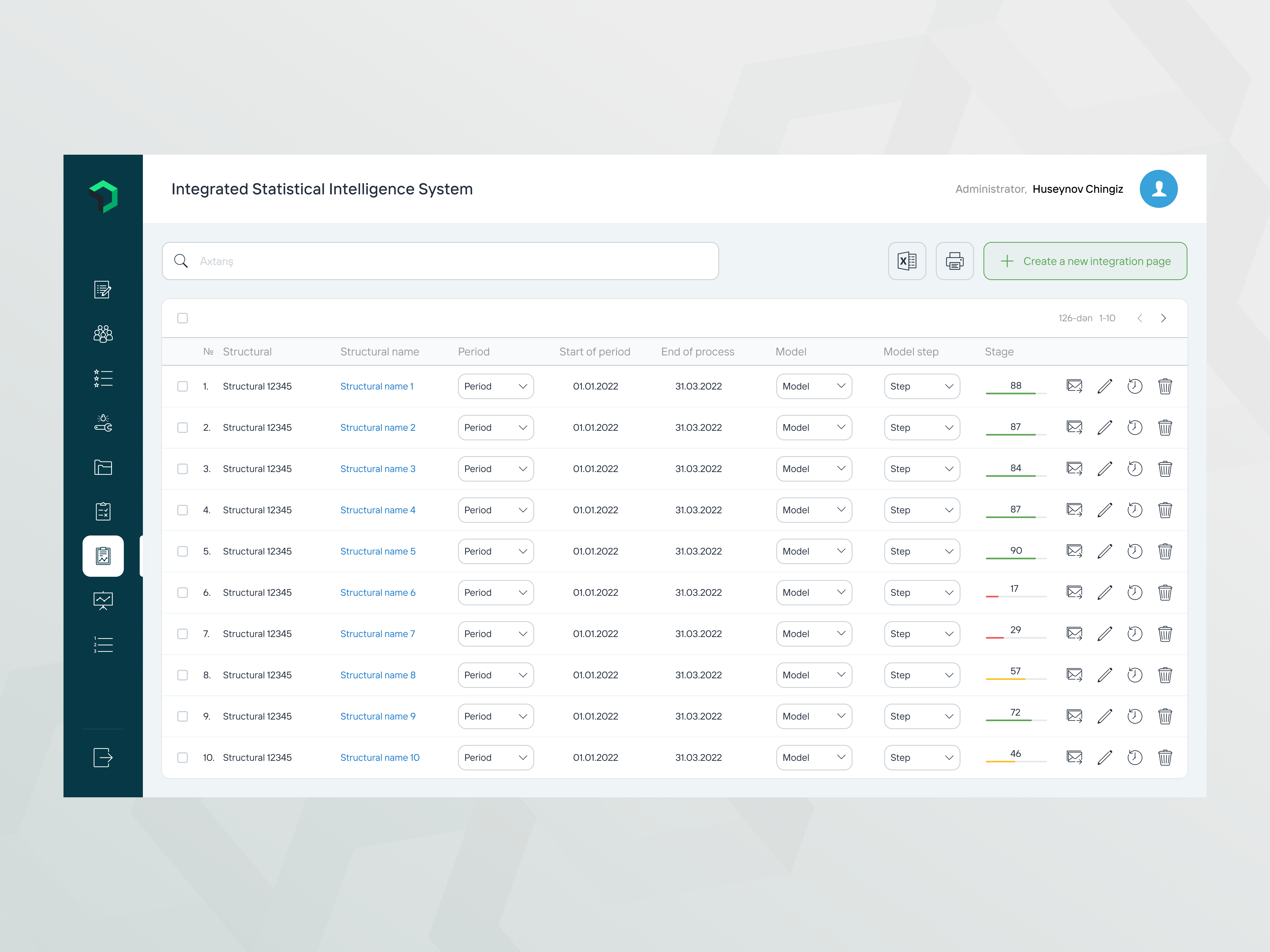 Dashboard data management and its interaction branding dashboard data data managment design for company graphic design home page icons illustration logo side bar table ui ui design ux ux design uxui uxui designer