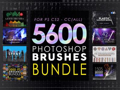 5600 Photoshop Brushes Bundle