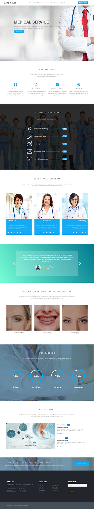 Medical Website(wordpress) ecommerce elementor wordpress wordpress developers wordpress development wordpress website