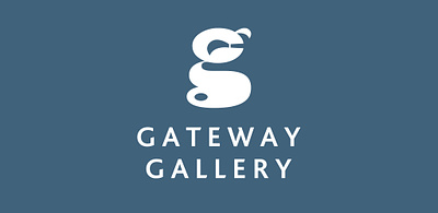 Gateway Gallery logo branding brush easel g gallery gateway graphic design logo negative space paintbrush