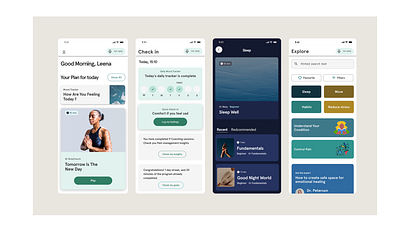 Wellness APP Design - UI Design appdesign branding ui ux uxdesign wellnessapp