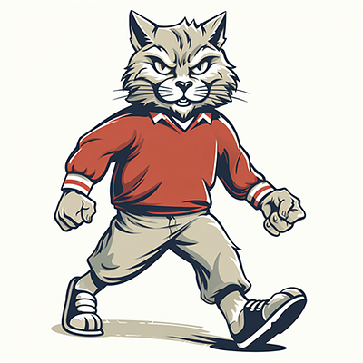 Lynx Mascot cat lynx sports