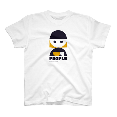 "PEOPLE" - TEA BOY design graphic design illustration inkscape japan t shirts tokyo