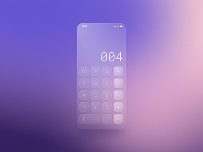 Daily UI Challenge #004 app calculator dailyui mobile ui visual