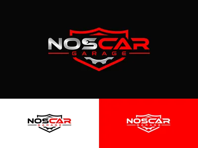 NosCar Garage Logo | Rev Up Your Automotive Dreams automotive dreams automotive logo automotive repair automotive services car enthusiasts car maintenance customization garage branding logo logo design noscar garage