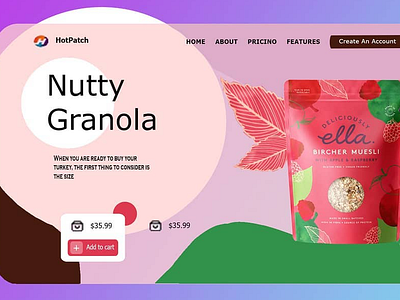 Shop Granola animation branding design graphic design logo ui ux