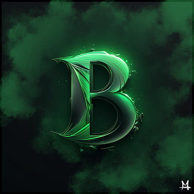 TYPOGRAPHY LOGO 2 "B" CONCEPT branding graphic design logo