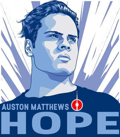 Auston Matthews illustration