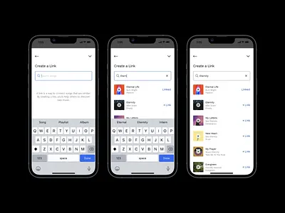 Add a link to connect song relationships activity feed add app builder choose configure create dashboard design input interface list menu modal question select selection tags ui upload