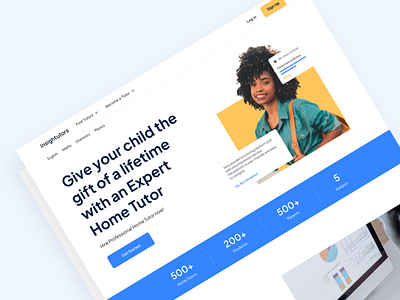 Insightutor - A platform where parents and tutors connect. design typography ui ux