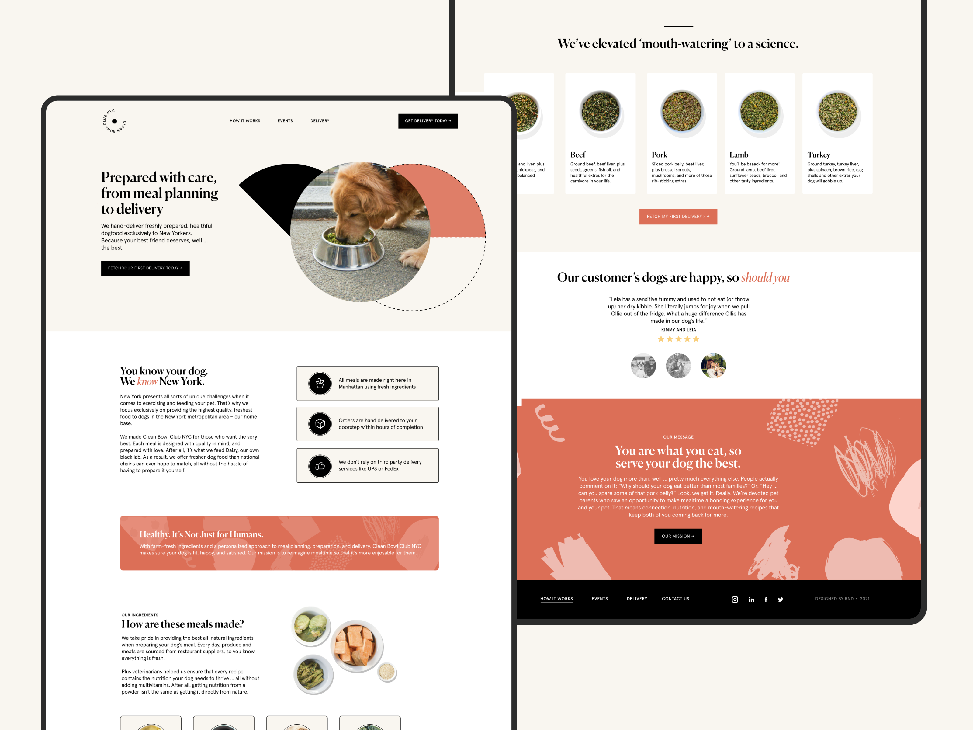 Clean Bowl Club — site design by Ivan Ermakov on Dribbble