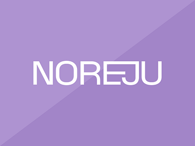 Noreju brand identity brand identity branding colour design furniture graphic design logo minimal modern type typographie