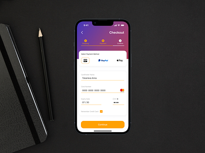 Credit card checkout banking checkout credit card crypto finance mobile mockup payment text field ui ux