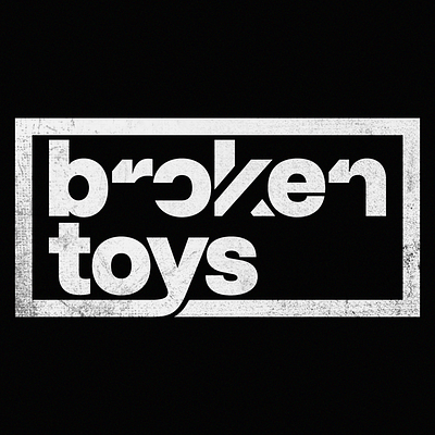 broken toys branding design illustrator logo typography wordmark