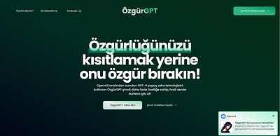 OzgürGPT Header Component app design header ui