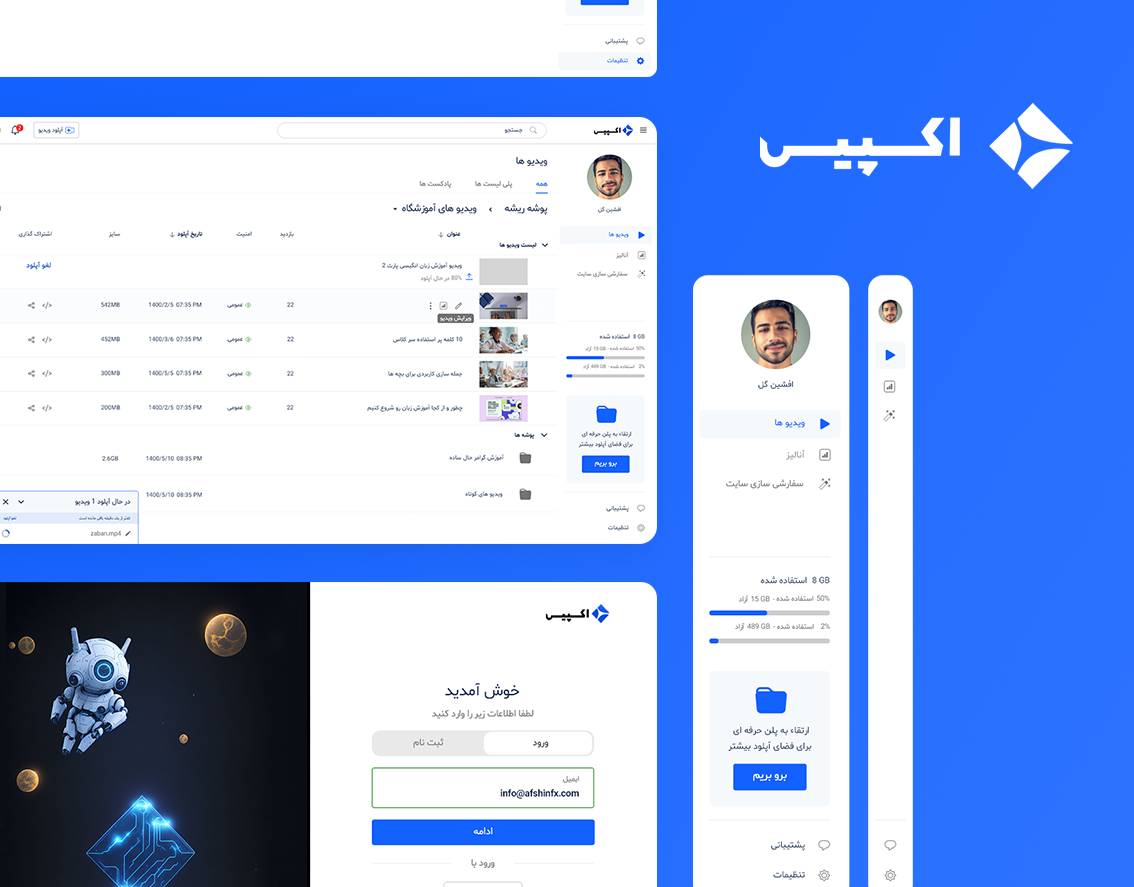 Video Hosting Platform Case Study adobe xd ai design app design brand identity branding case study dashboard design figma identity logo low high fidelity platform product design prototype ui ui ux ux video hosting web wireframe
