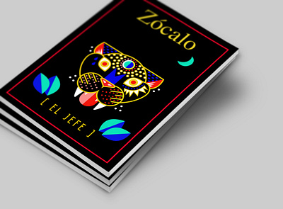 El Jefe adobe illustrator book cover concept graphic illustration illustration jaguar magazine magazine cover mexico zocalo