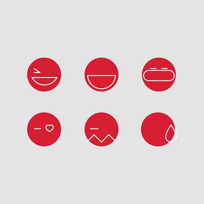 Emoji for PR logo 2d branding cry design emoji graphic design happy illustration laugh logo love mad ter vector yawn