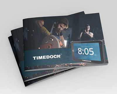 Timedock Brochure Design branding design graphic design layout print typography
