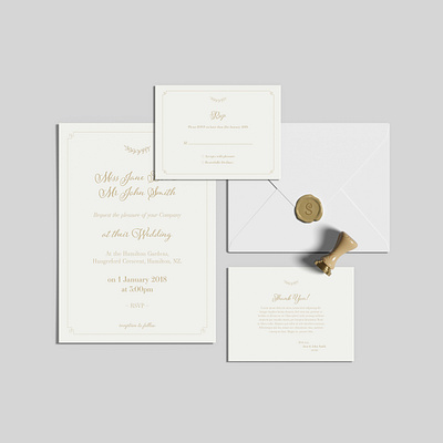 Wedding Invitation Design graphic design invitation print typography